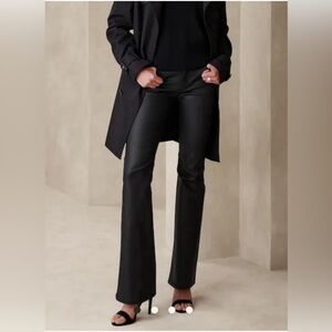 Boot Cut Coated Denim Low Rise Sz 30/10 , 34” inseam